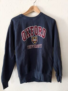 Oxford University Navy Crewneck Sweatshirt men’s size M